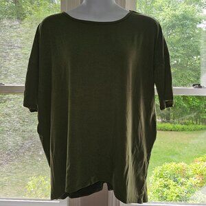 Lularoe 3X Irma Dolman Tunic Top in Army Green